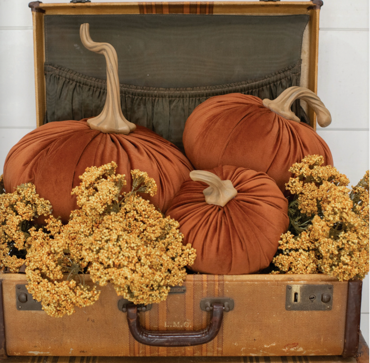 Orange Fabric Pumpkin