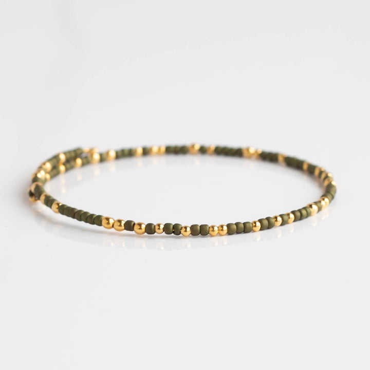 Confetti Bracelets-Olive