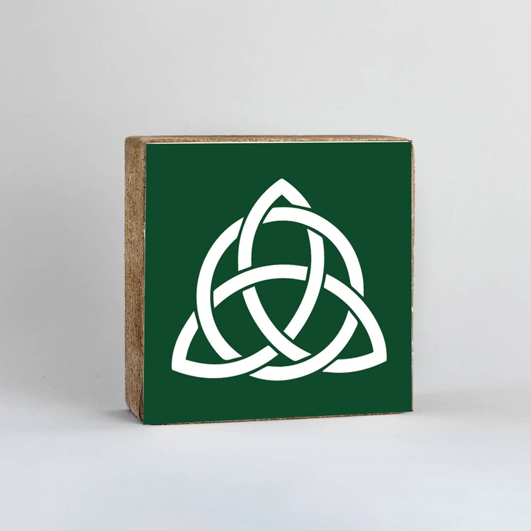 Celtic Knot Decorative Wooden Block