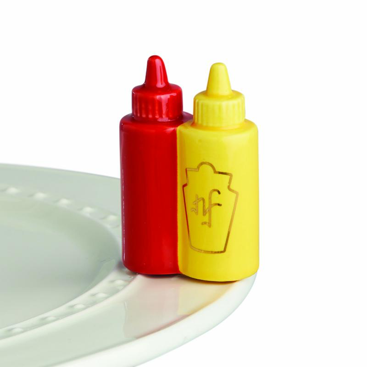 Nora Fleming Minis - Ketchup & Mustard