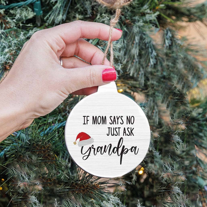 Just Ask Grandpa Bulb Ornament