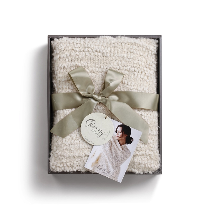 Cream Giving Shawl