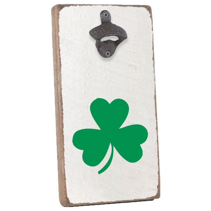 Rustic Bottle Opener- Shamrock