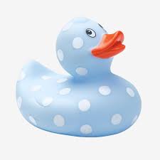 Polka Dot Rubber Duckie