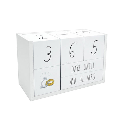 Wedding Countdown Block Set