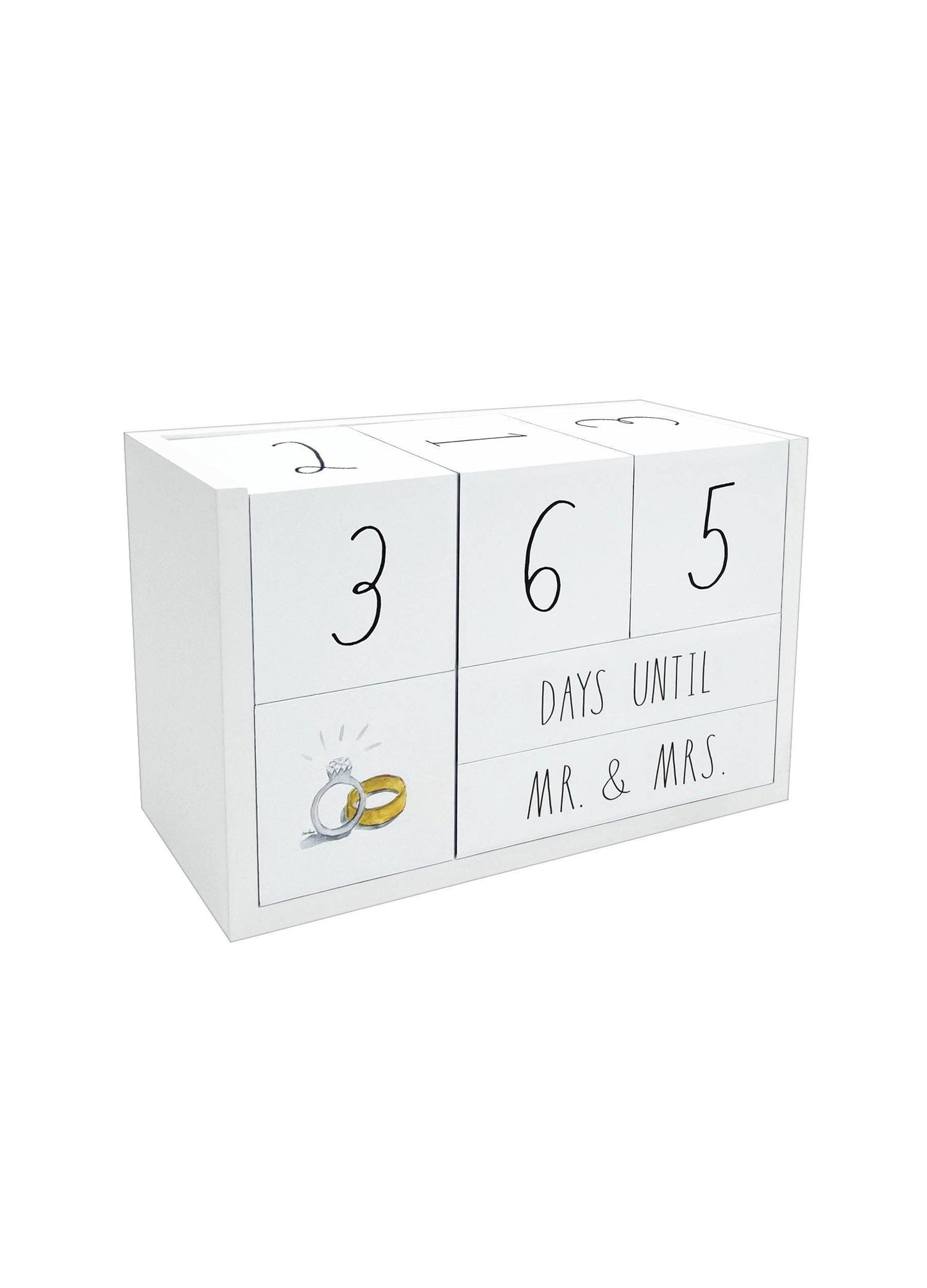 Wedding Countdown Block Set