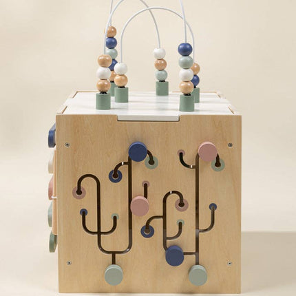 Wooden Activity Cube