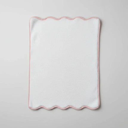 Luxury Scallop Piping Bath Towel Sets (6-Piece)