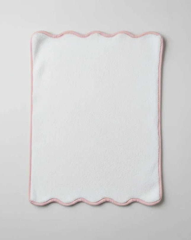 Luxury Scallop Piping Bath Towel Sets (6-Piece)