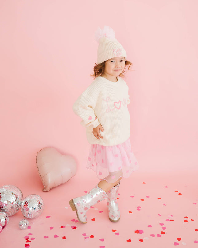 Mini Sequin Hearts Valentine's Day Tutu