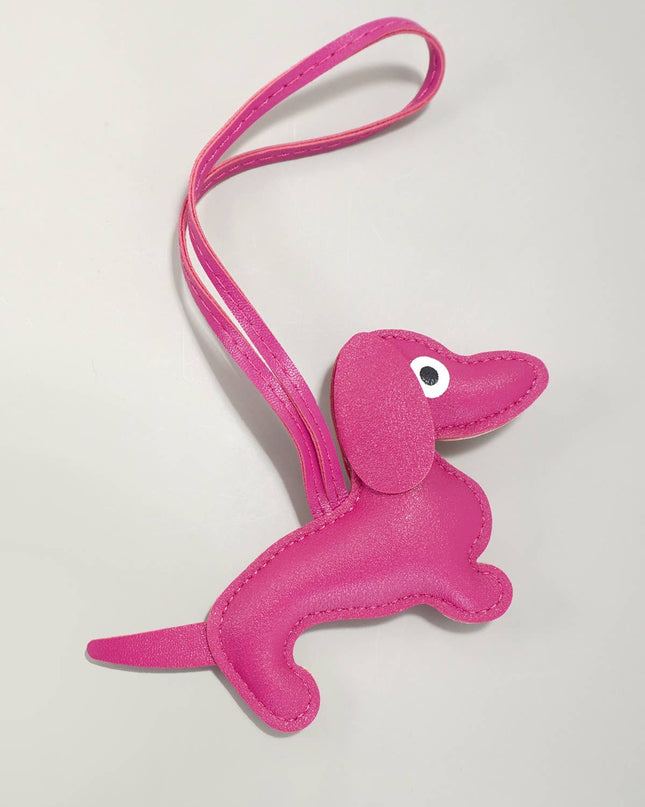 TRENDING VEGAN LEATHER DOG BAG CHARM KEYCHAINS | 40KC112