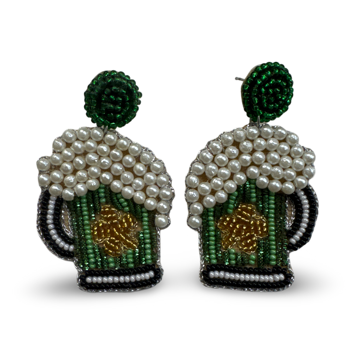 Beer Mug St. Patrick's Day Earrings