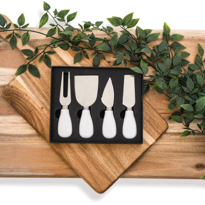 Cheese Knife and Spreader Set with Gift Box