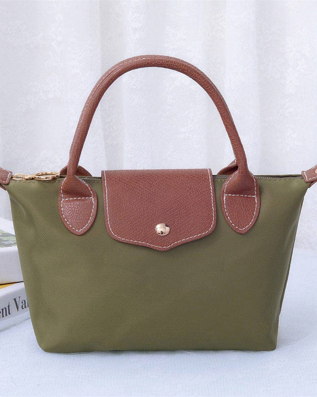 Britney Nylon Double Handle Crossbody Bag