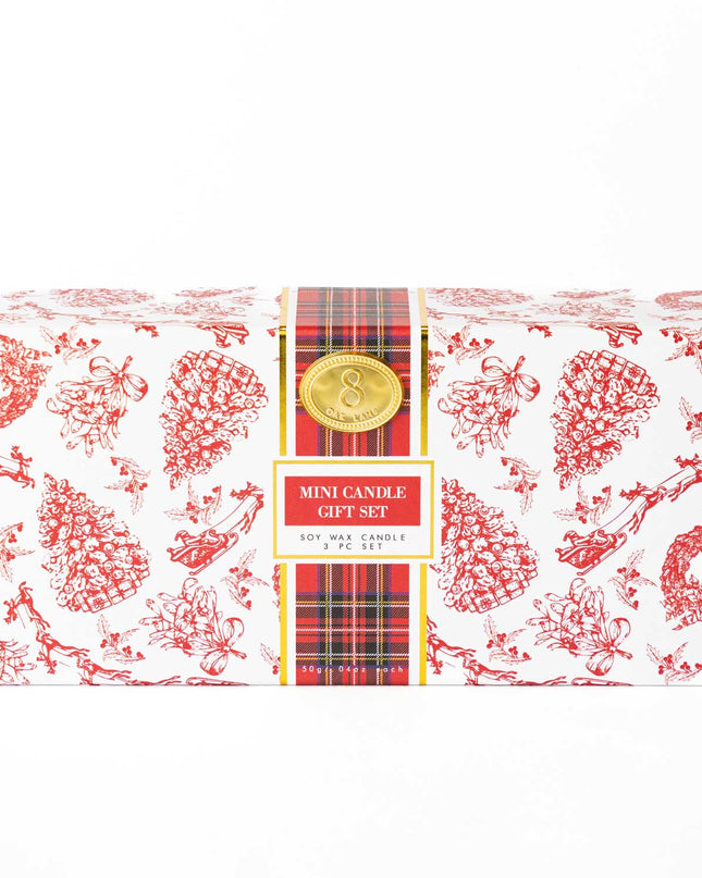 Festive Spice 3-Piece Soy Wax Candle Gift Set