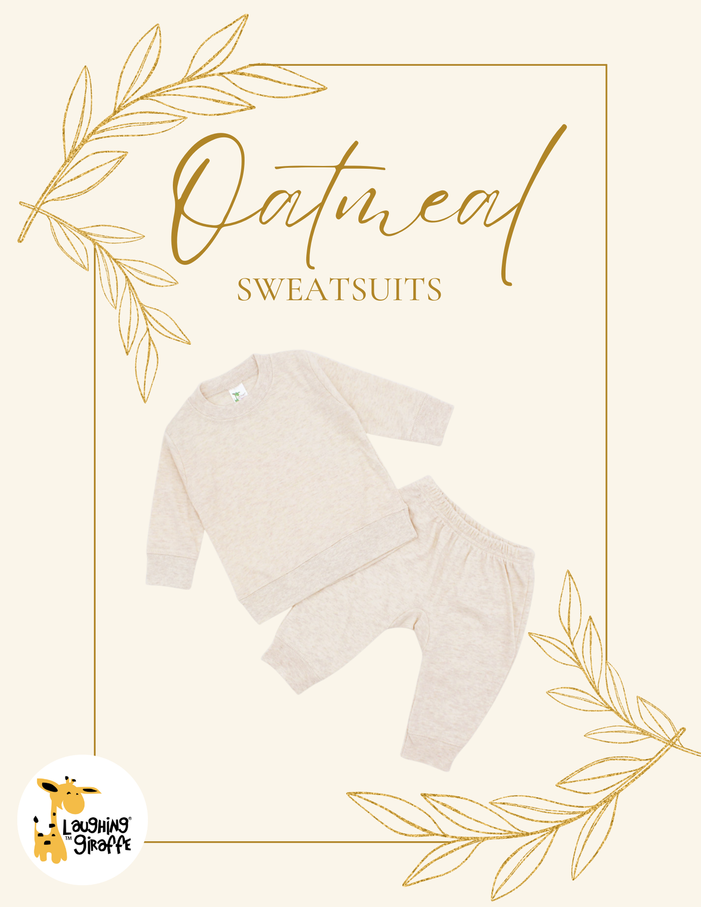 Infant Baby Sweatsuit Set - Pant & Pullover Tracksuit Unisex