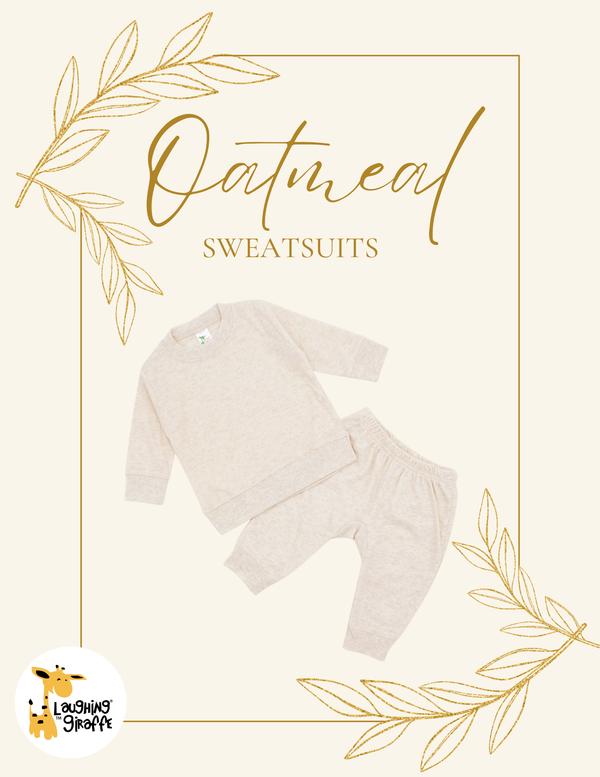 Infant Baby Sweatsuit Set - Pant & Pullover Tracksuit Unisex