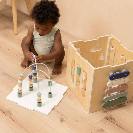 Wooden Activity Cube