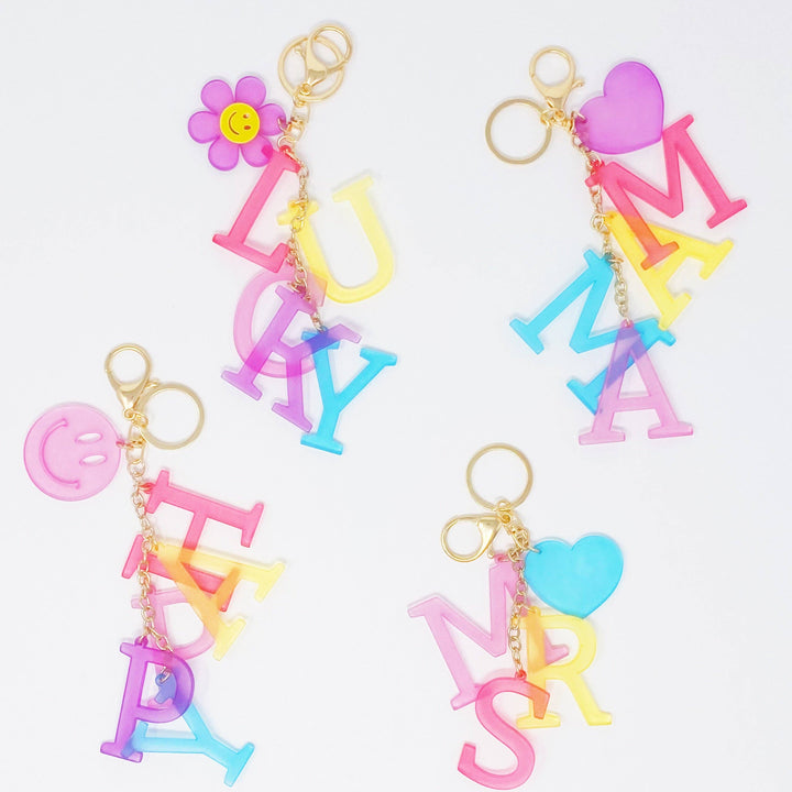 Favorite Word Jingle Key Chain