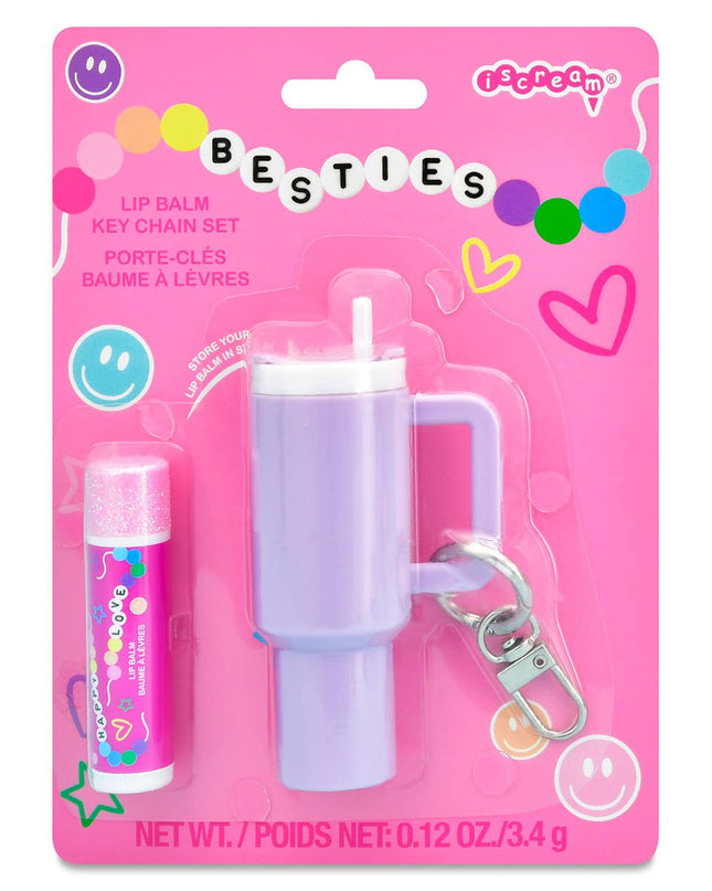 Besties Lip Balm Key Chain Set