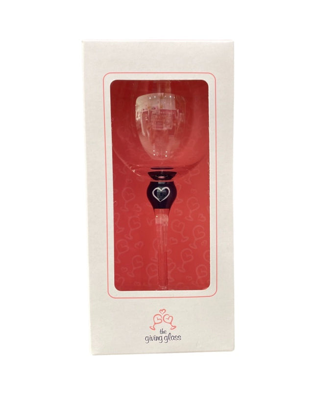 The Giving Glass -Heart Glass