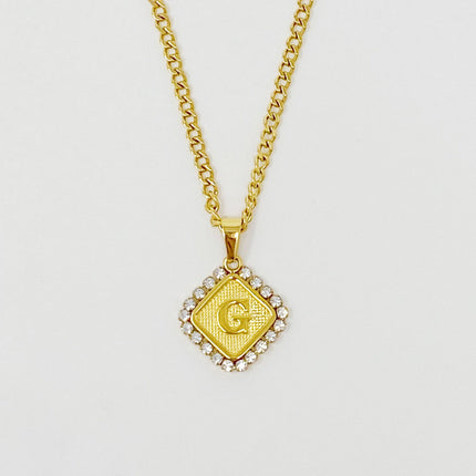 Aztec Delight Initial Necklace