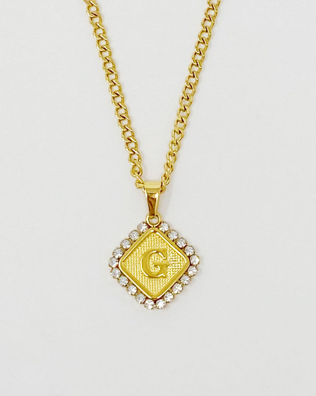 Aztec Delight Initial Necklace