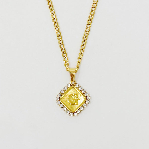 Aztec Delight Initial Necklace