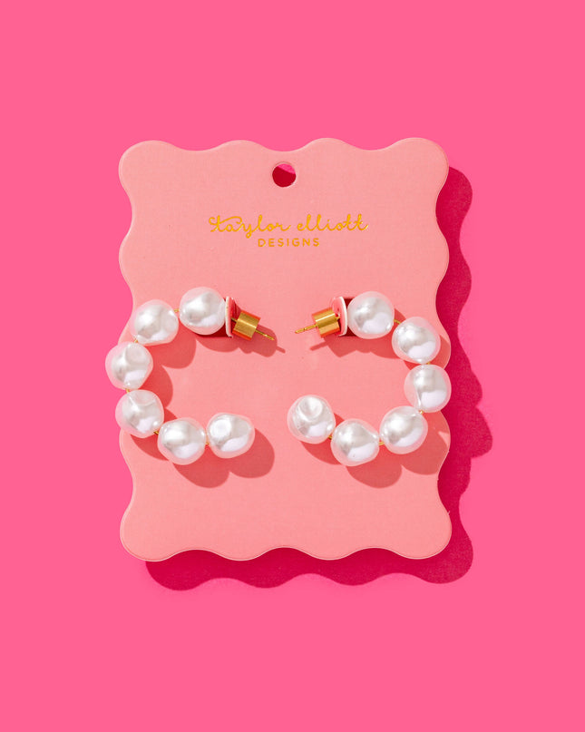 Gold Plated Hoop Earrings - Megan