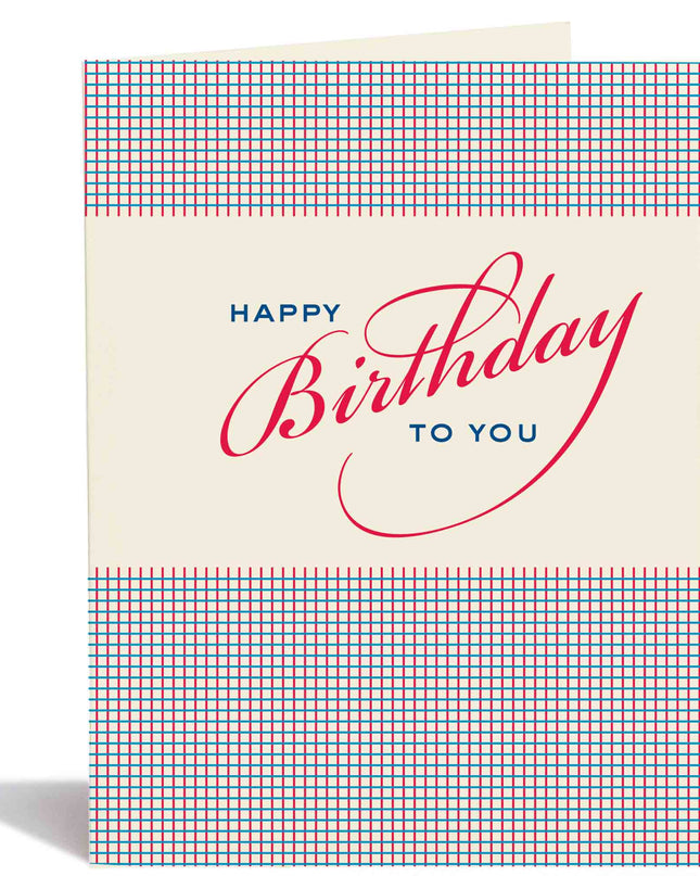 Vintage Typography Birthday