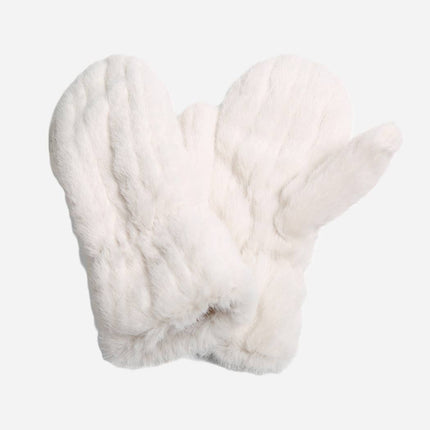 Faux Fur Mittens