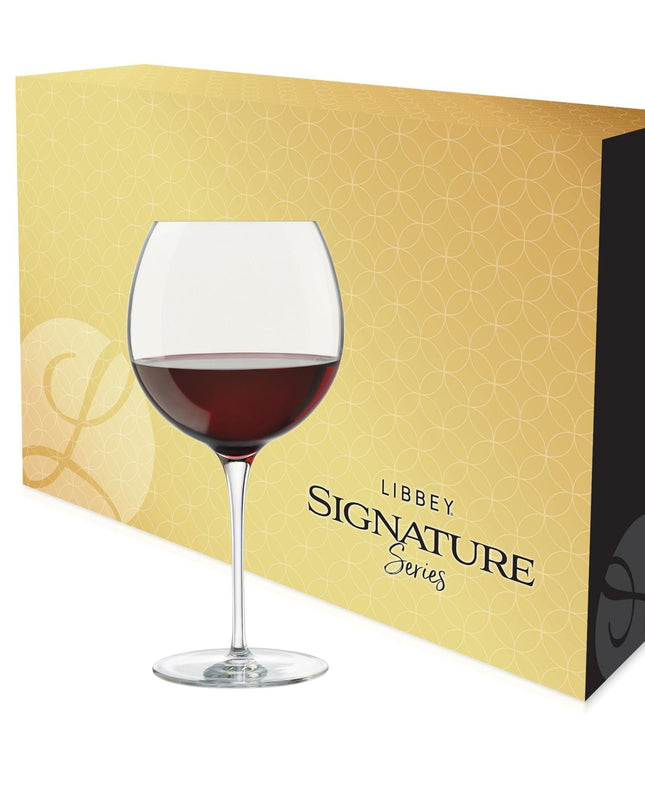 Signature Balloon Red Wine Glass Gift Set - Set of 12