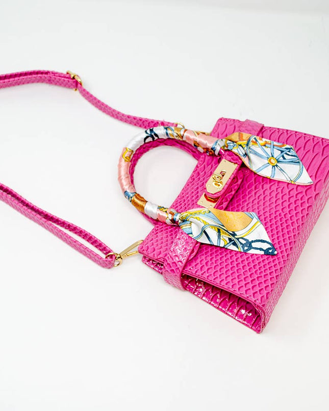 Crocodile Scarf Handbag