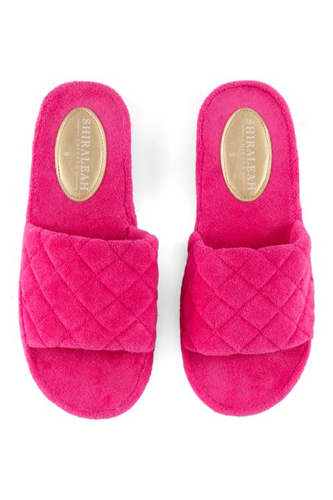 SOL POOL SLIDES, FUCHSIA