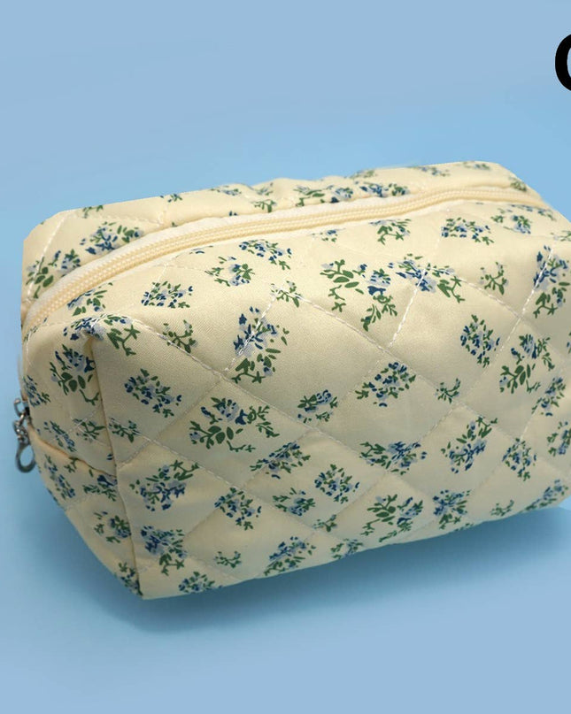 FLORAL TOILE PATTERN MAKEUP COSMETIC POUCH BAG | 40P562