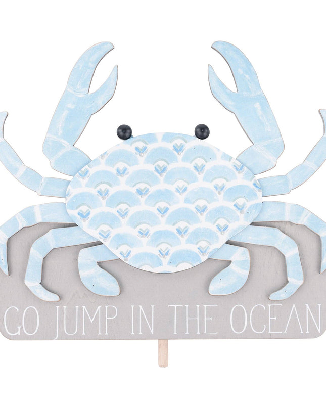 Jump in Ocean Crab Topper