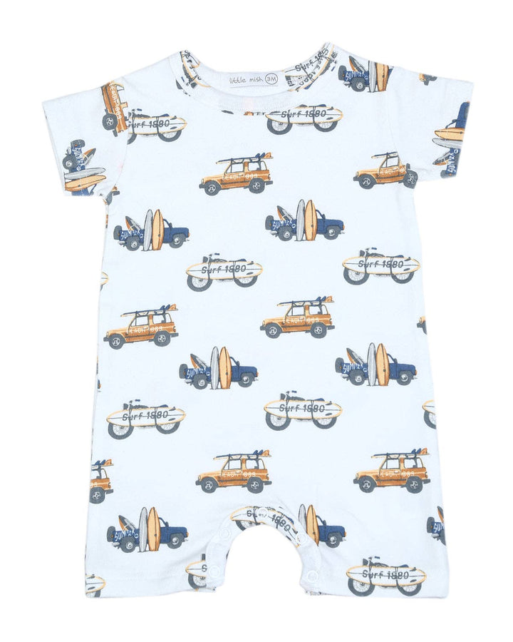 White  Surf Shortall