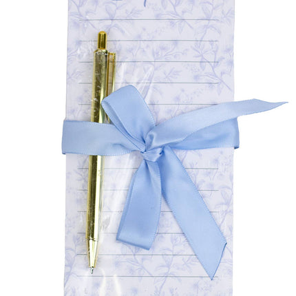 Inspire Notepad Gift Set  Blue/White   4x8.5