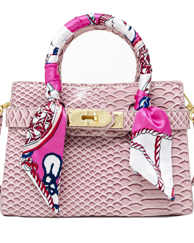 Crocodile Scarf Handbag