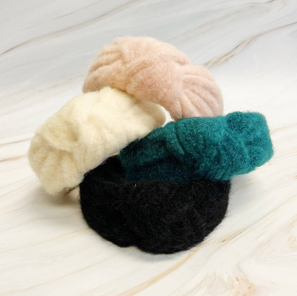 Cozy Fuzzy Cloud Knotted Headband