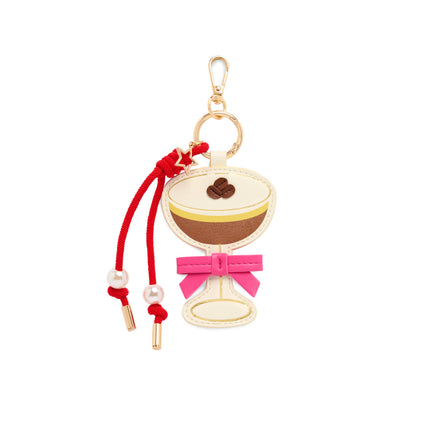 ESPRESSO MARTINI BAG CHARM/KEY RING, MULTI