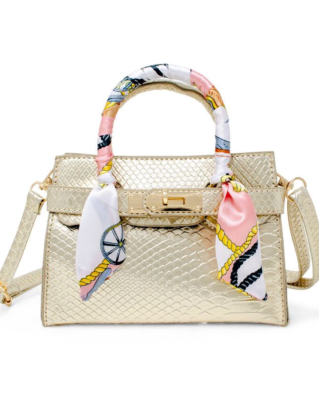 Crocodile Scarf Handbag