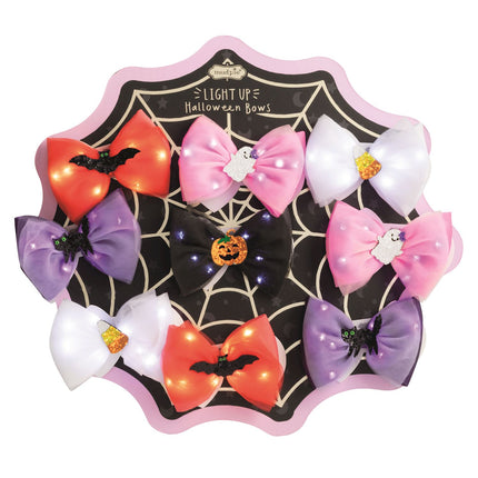 Halloween Light Up Charm Bows