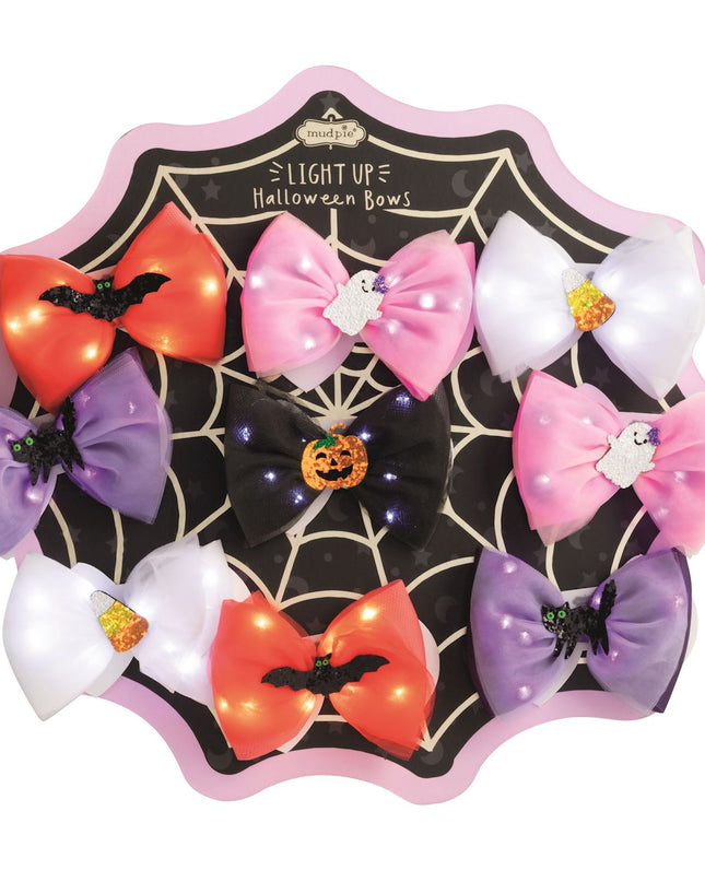 Halloween Light Up Charm Bows
