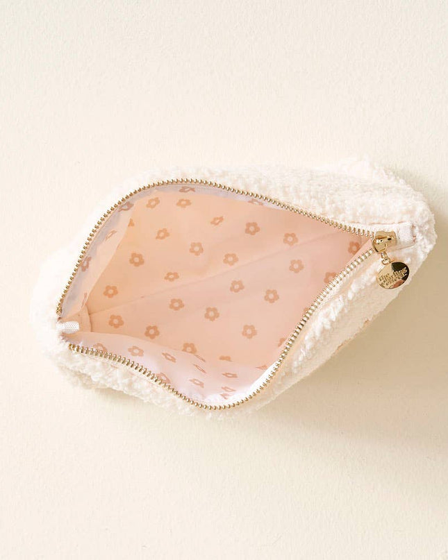 Cream Teddy Pouch - Baby