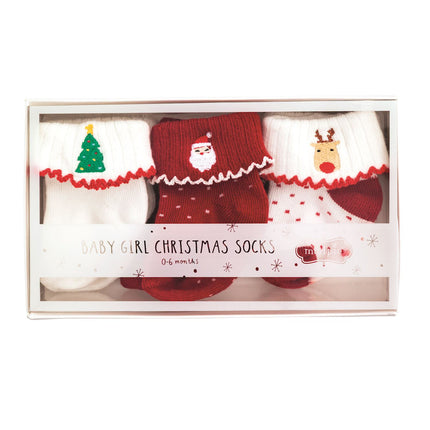 Girl Xmas Sock Box Set