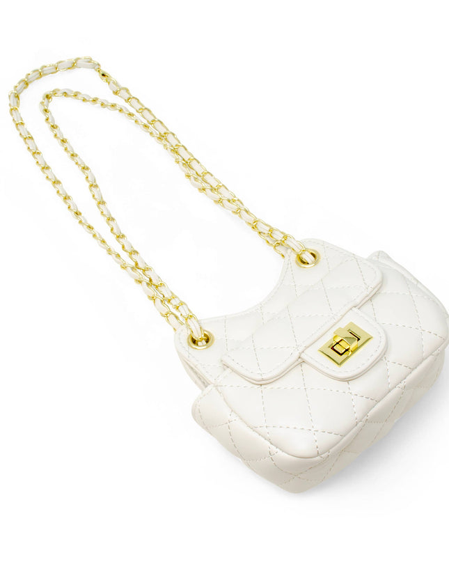Girls Tiny Quilted Treasure Purse