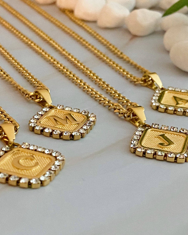 Aztec Delight Initial Necklace