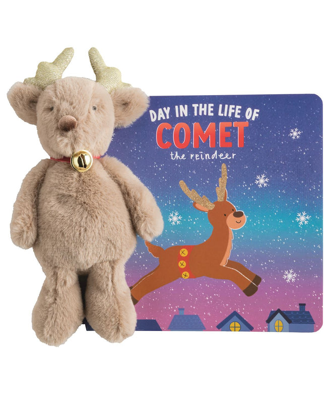 Reindeer Book With Plush
