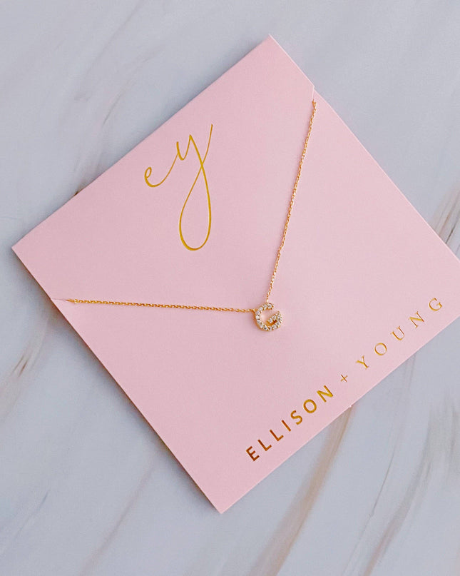 Understated Beauty Initial Necklace